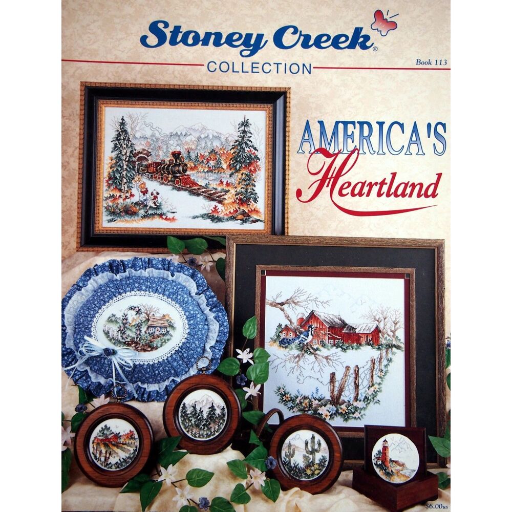 America's Heartland Counted Cross Stitch Pattern Book Stoney Creek #113